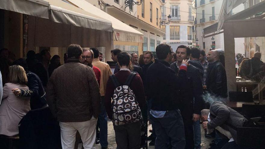 Una calle del Centro Histórico con terrazas en la vía pública.