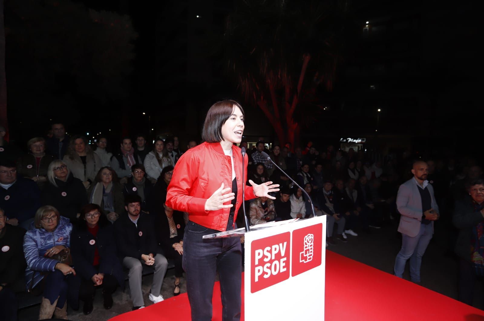 Diana Morant presenta su candidatura en Gandia