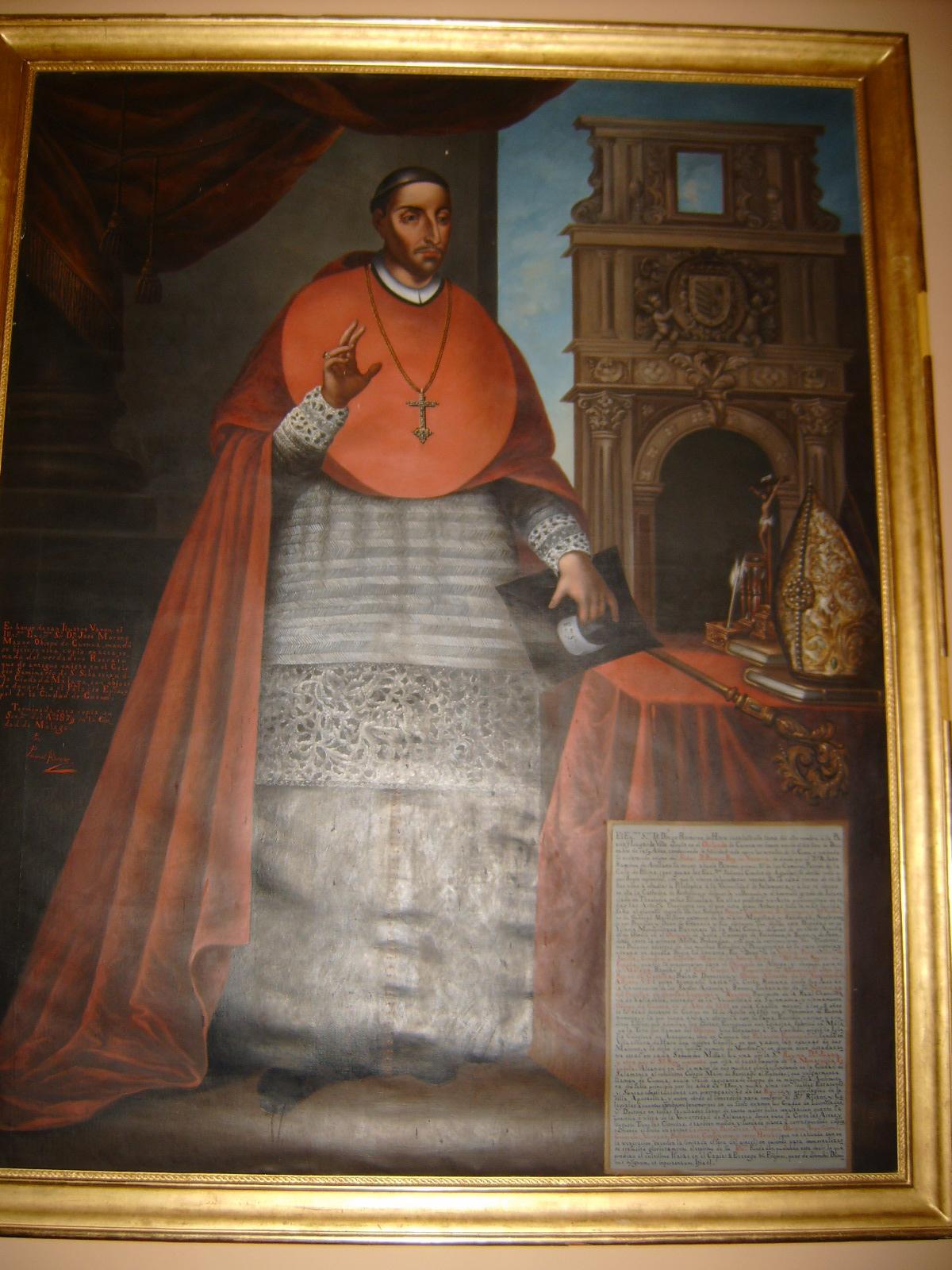 Retrato de Diego Ramírez de Villaescusa. Palacio Episcopal de Cuenca, siglo XVIII.