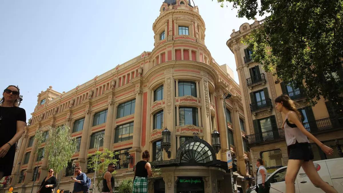 El Corte Inglés de Portal de l'Àngel, de Barcelona.