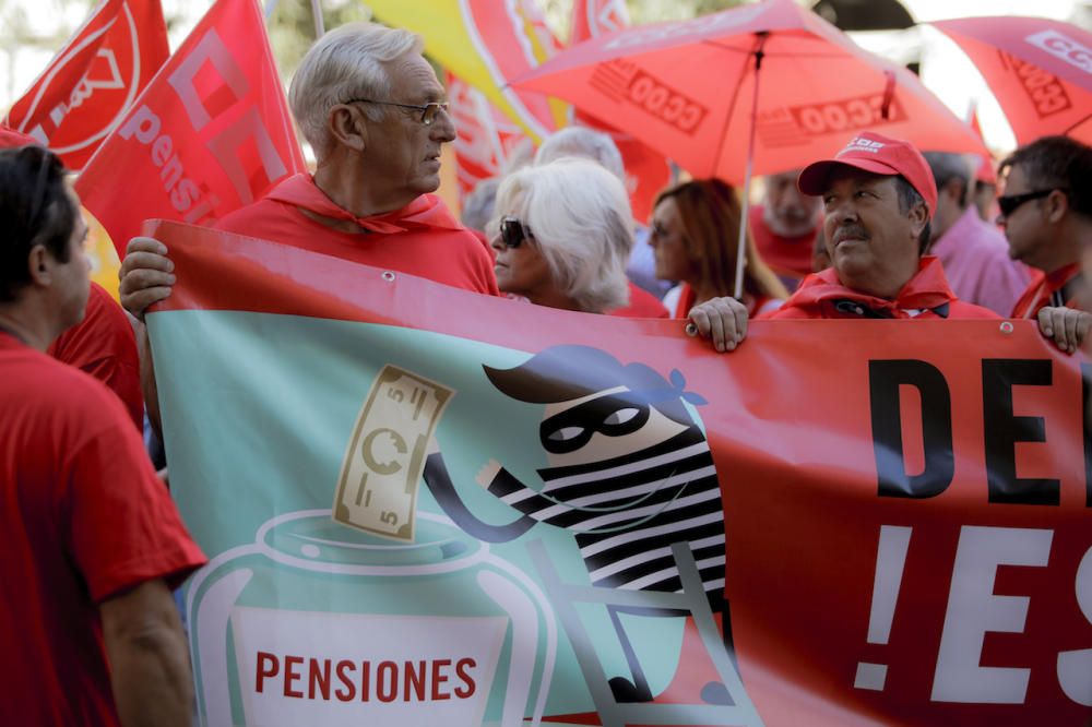 Marcha por unas pensiones dignas en Palma
