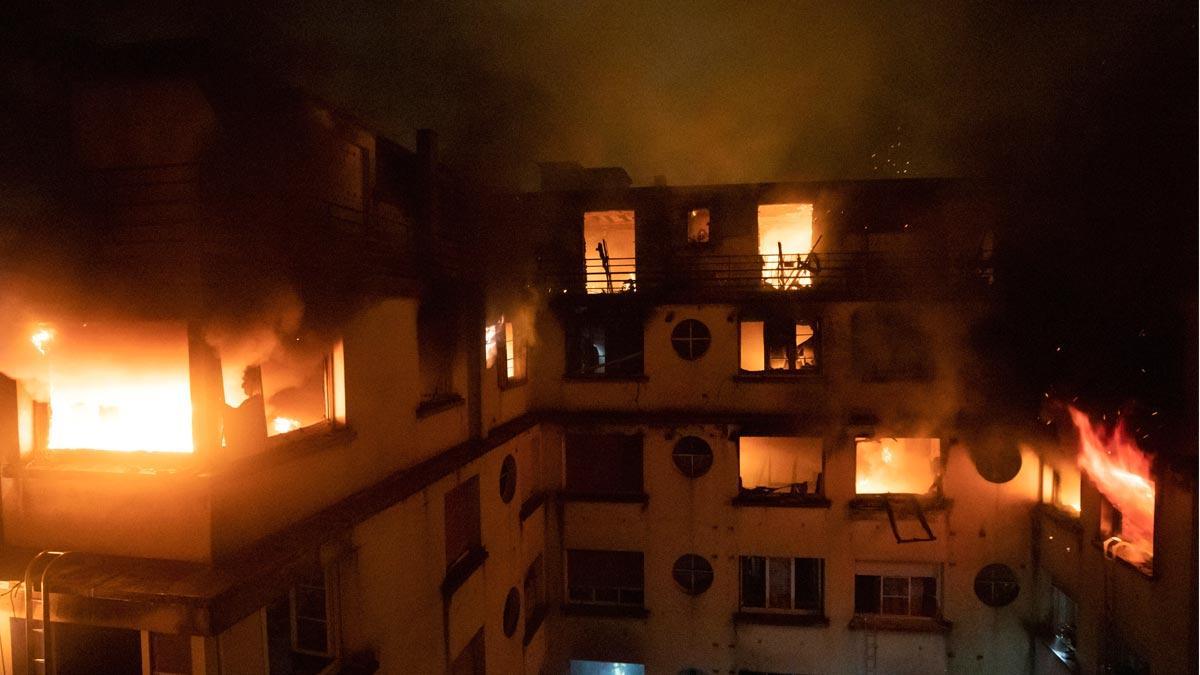 Ocho muertos en el incendio de un edificio de viviendas en París