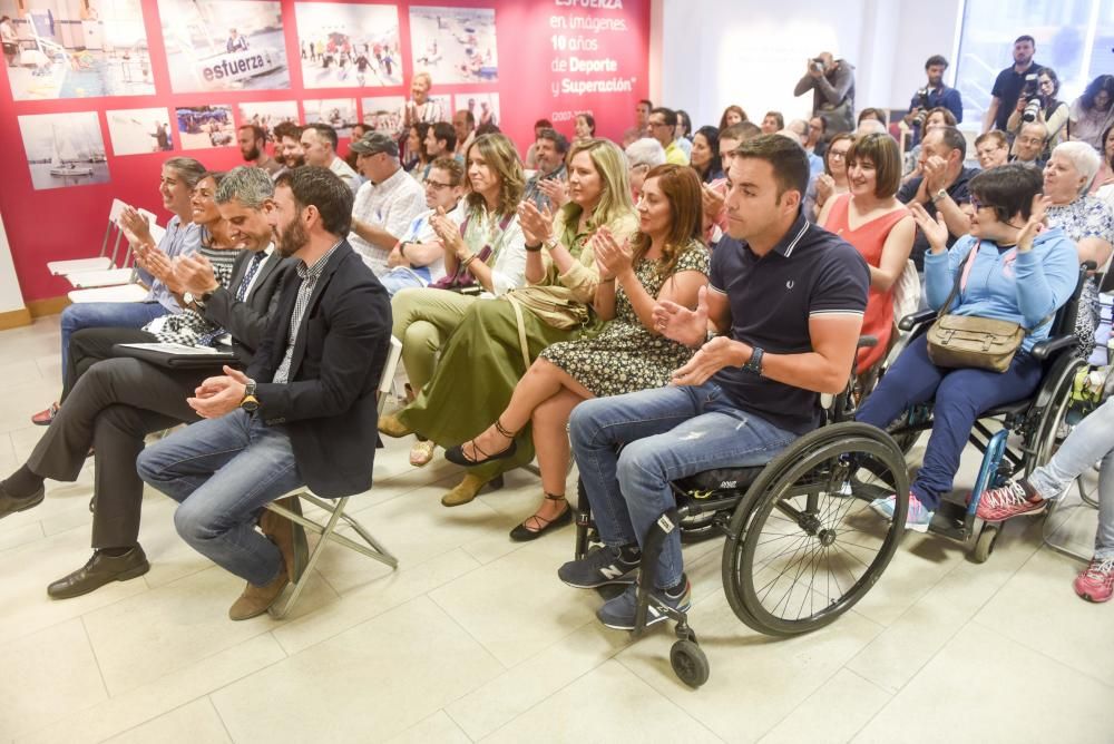 Medallistas paraolímpicos celebran el 10 aniversario del programa Esfuerza de la Fundación María José Jove