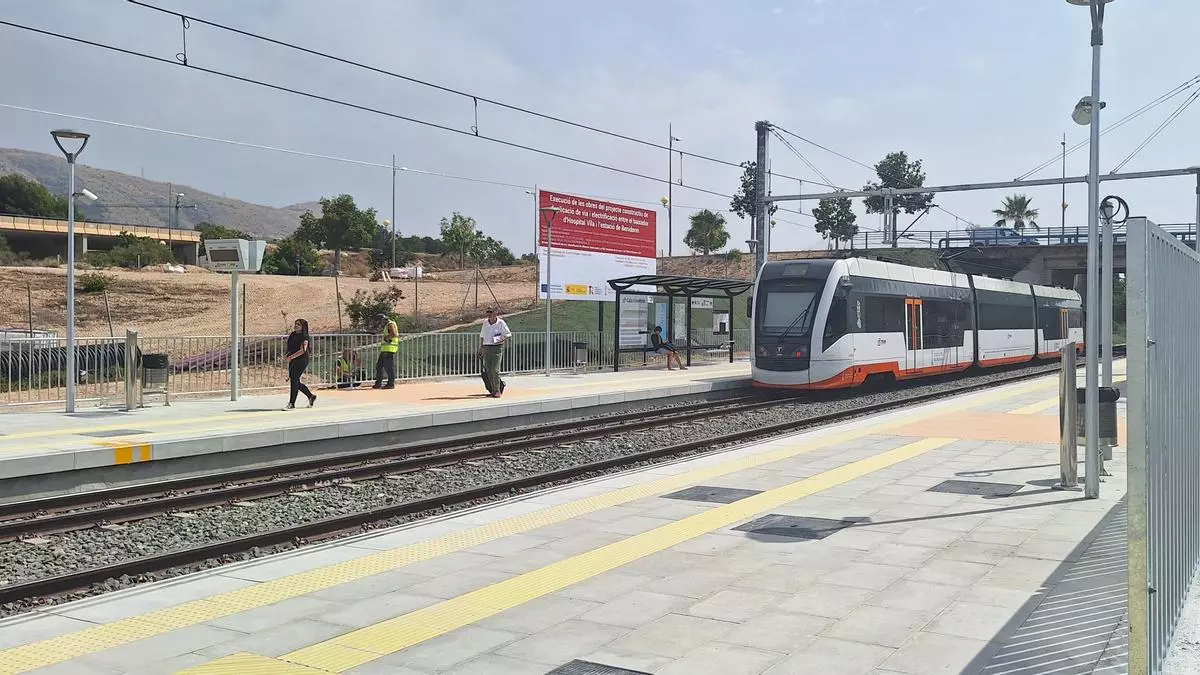 El TRAM circula de nuevo entre Benidorm y La Vila