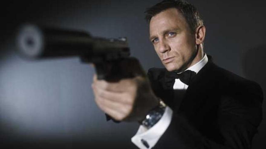 El actor Daniel Craig como James Bond.