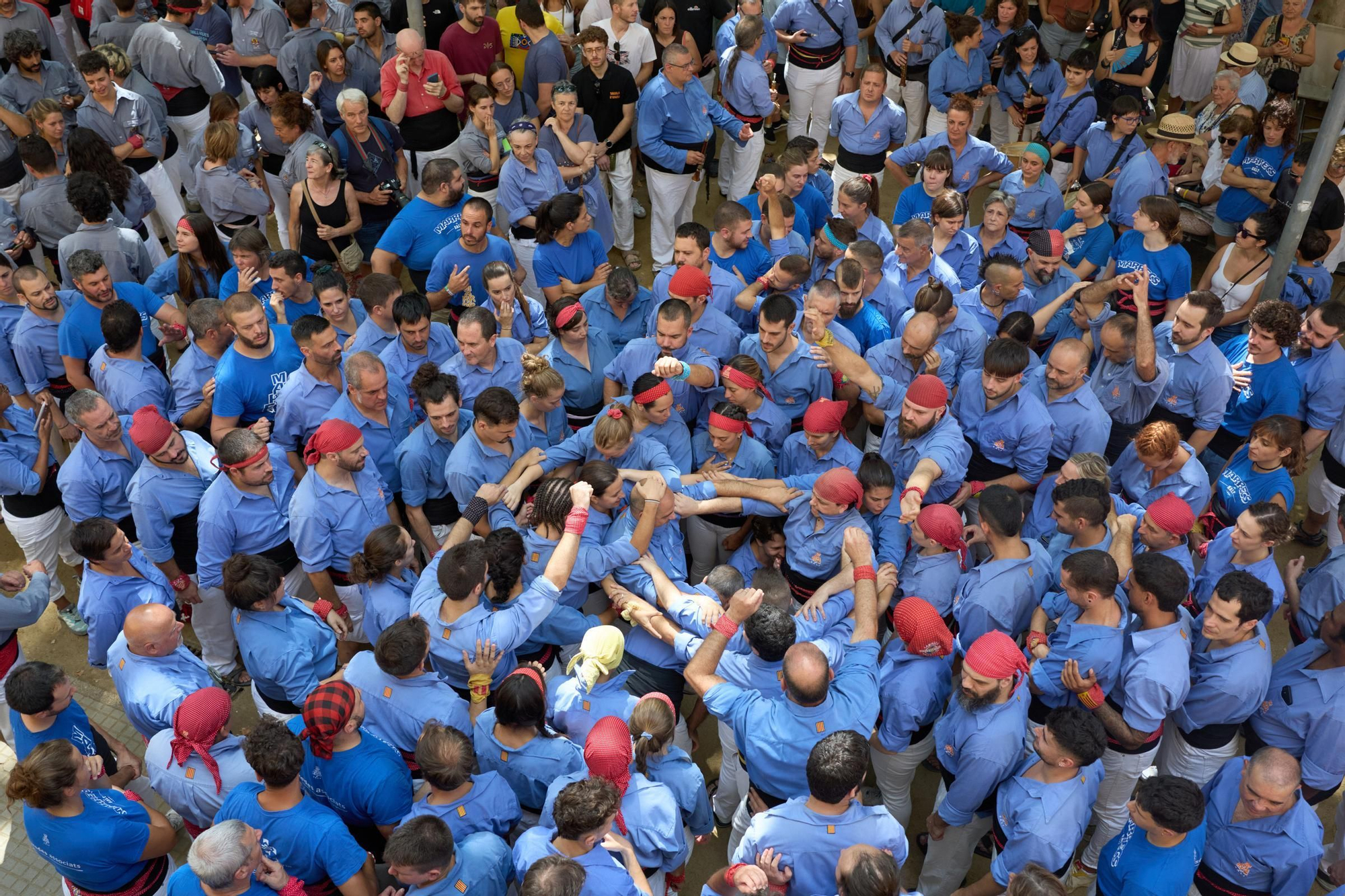 Festa Major de Salt: orgull Marrec a la diada castellera