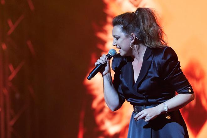 Niña Pastori durante su concierto en el Teatro Real de Madrid