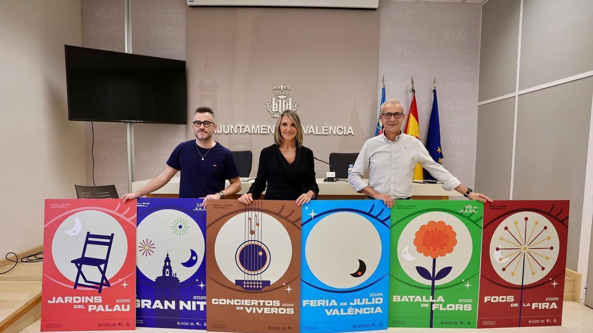 Presentación del programa de la Feria de Julio de València.