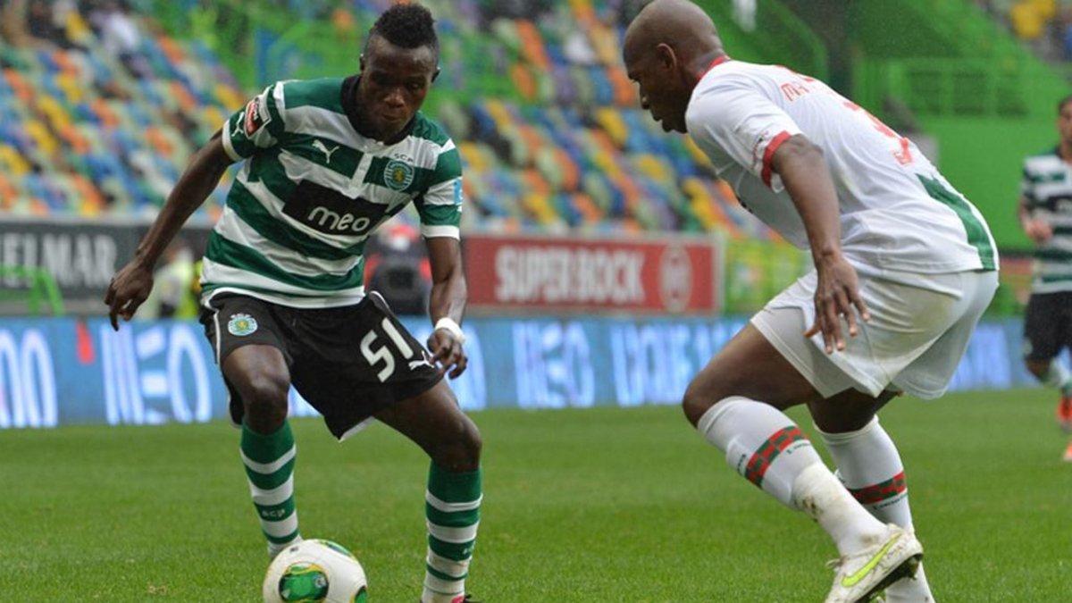 Bruma, durante su etapa en el Sporting