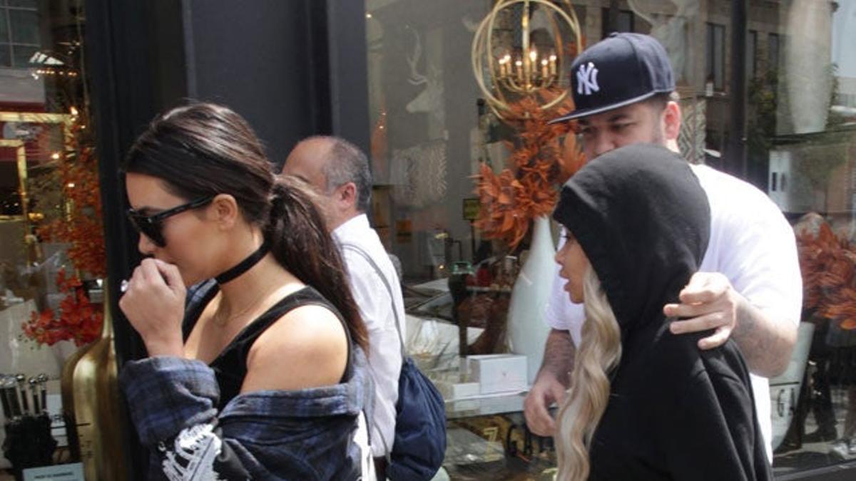 Kim Kardashian hace las paces con Rob Kardashian