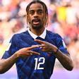 Bradley Barcola celebra un gol en el Mundial