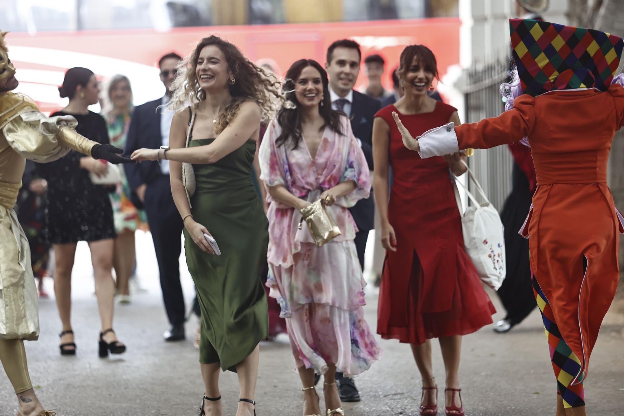 Boda de Nuria Llopis: la alfombra roja