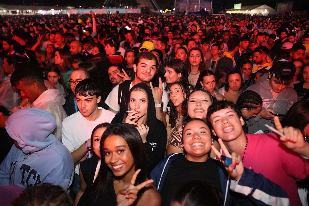 Público, anoche, en el Boombastic.