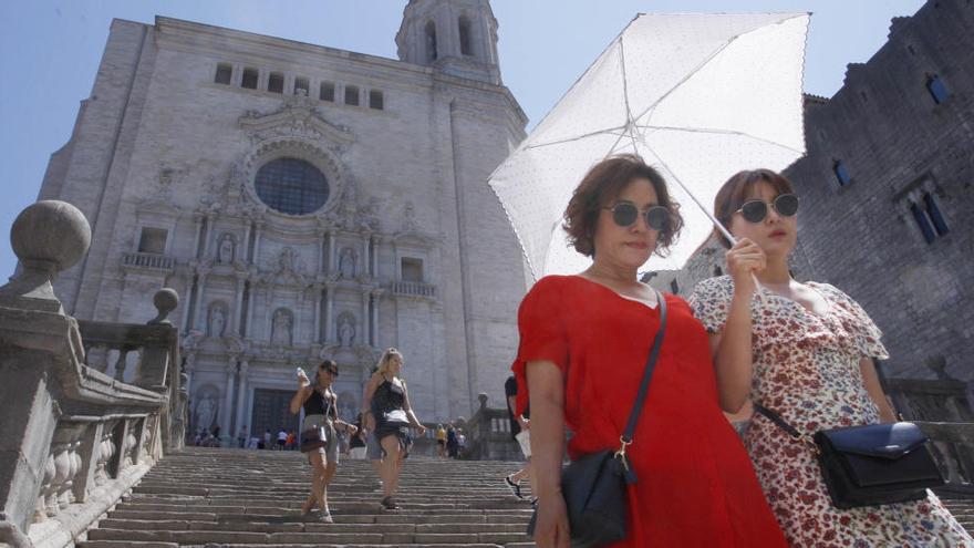 La ciutat de Girona ha superat els 30 graus en 50 dels últims 56 dies