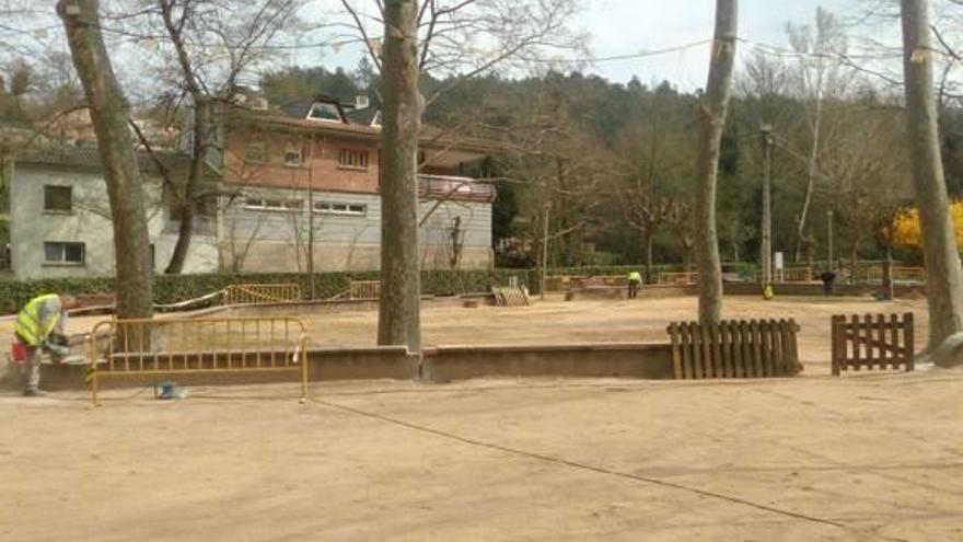 Posaran un nou parc infantil a la Font del Canyo