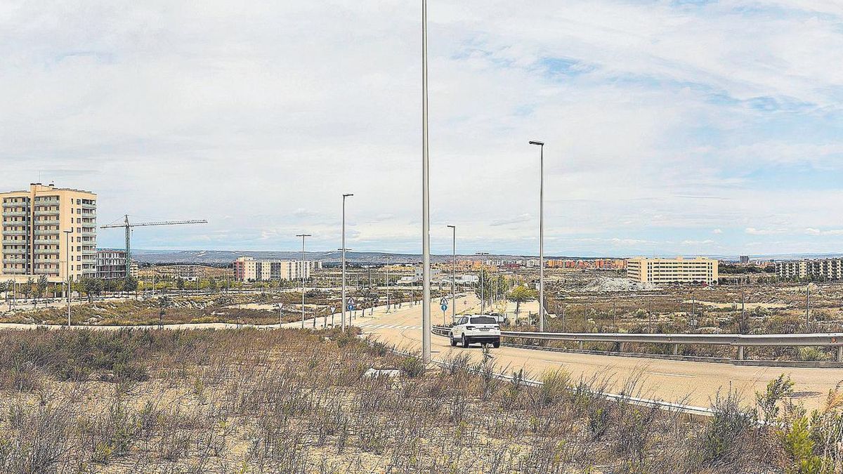 Panorámica del barrio de Arcosur donde se localizan las parcelas en las que se van a acometer las nuevas obras de urbanización