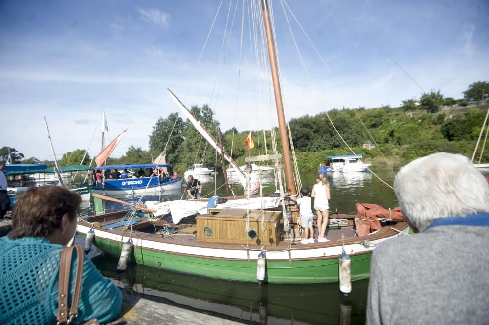 Embarcaciones tradicionales en Betanzos