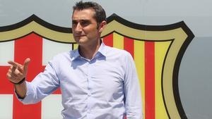 Las primeras imágenes de Ernesto Valverde como entrenador del FC Barcelona