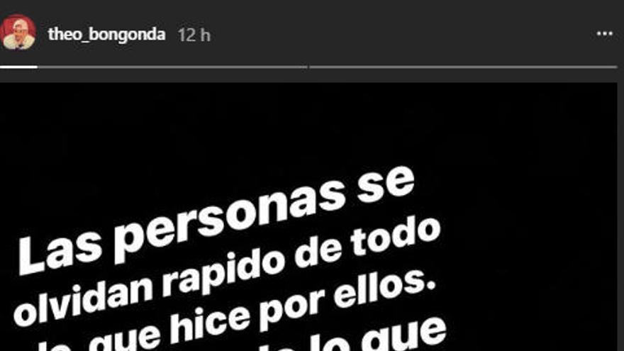 Historia de Instagram de Bongonda