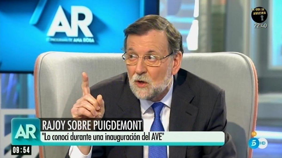 Rajoy: "Puigdemont me pegó una bronca". Tú y yo somos tres. Por Ferran Monegal