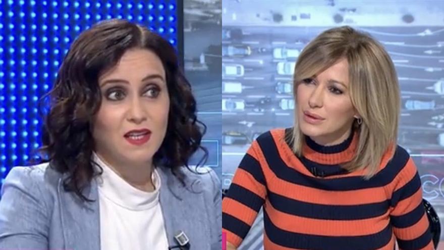 Ayuso, a Susanna Griso: &quot;Mi padre falleció de una enfermedad mental y no es agradable que me llamen &#039;ida&#039;&quot;