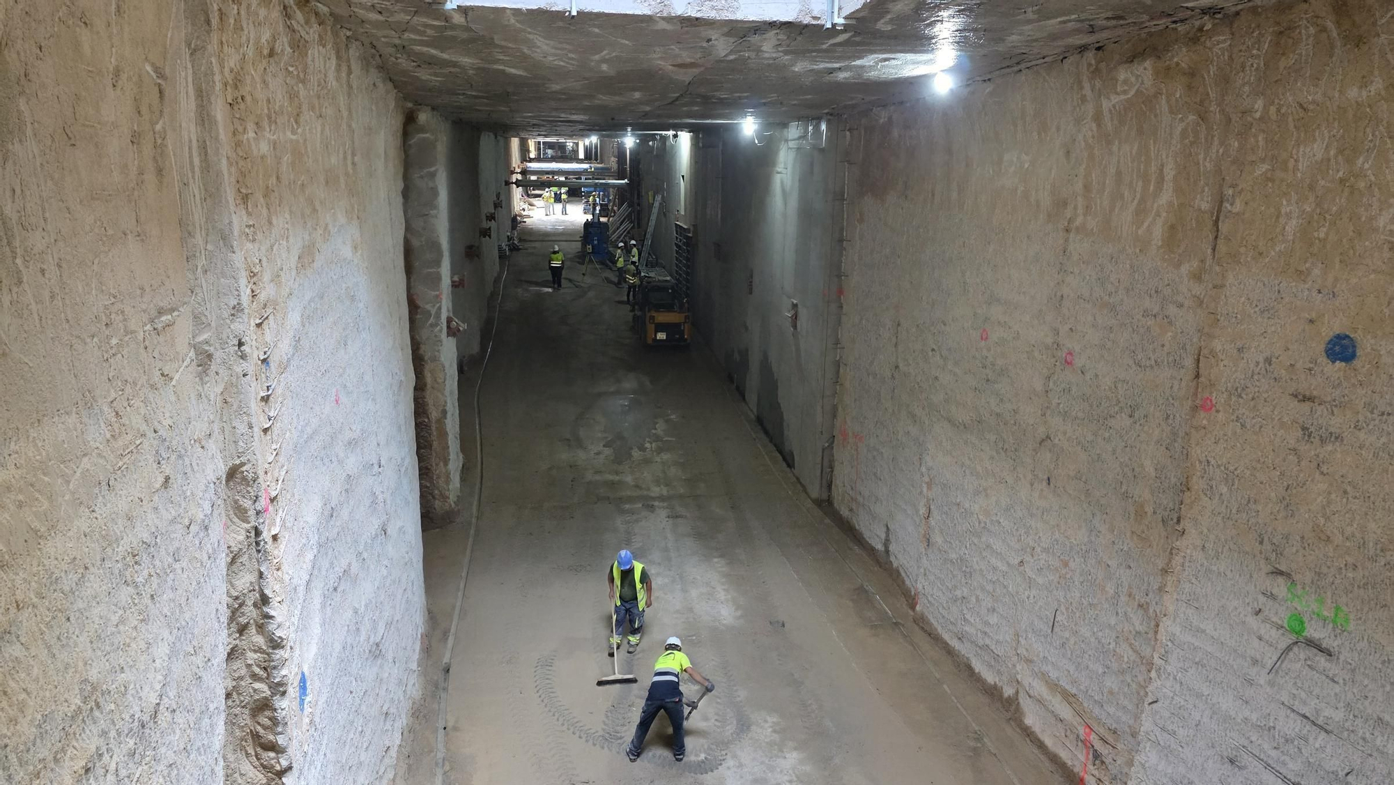 Así es el &quot;super cañón&quot; que conectará las estaciones de metro del centro de València