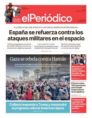 La portada de EL PERIÓDICO del 27 de marzo de 2025