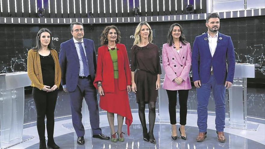 El debate que sí pasó los filtros: a seis y en tve