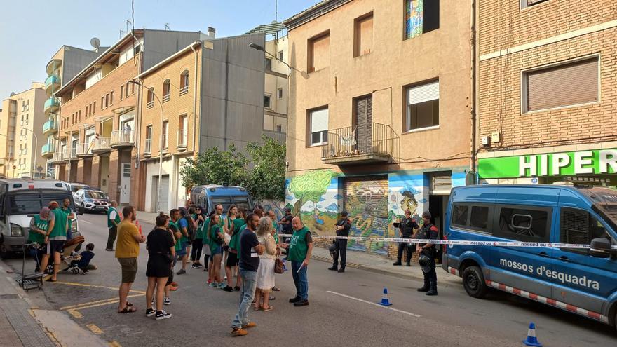 Moblitizació de la PAHC per aturar un nou desnonament a Manresa