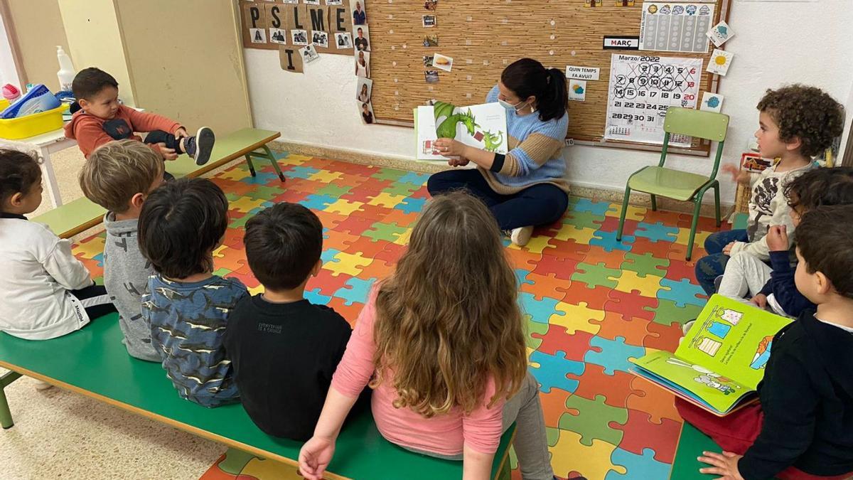 Una de las sesiones en el colegio de Sant Ferran. | CIF