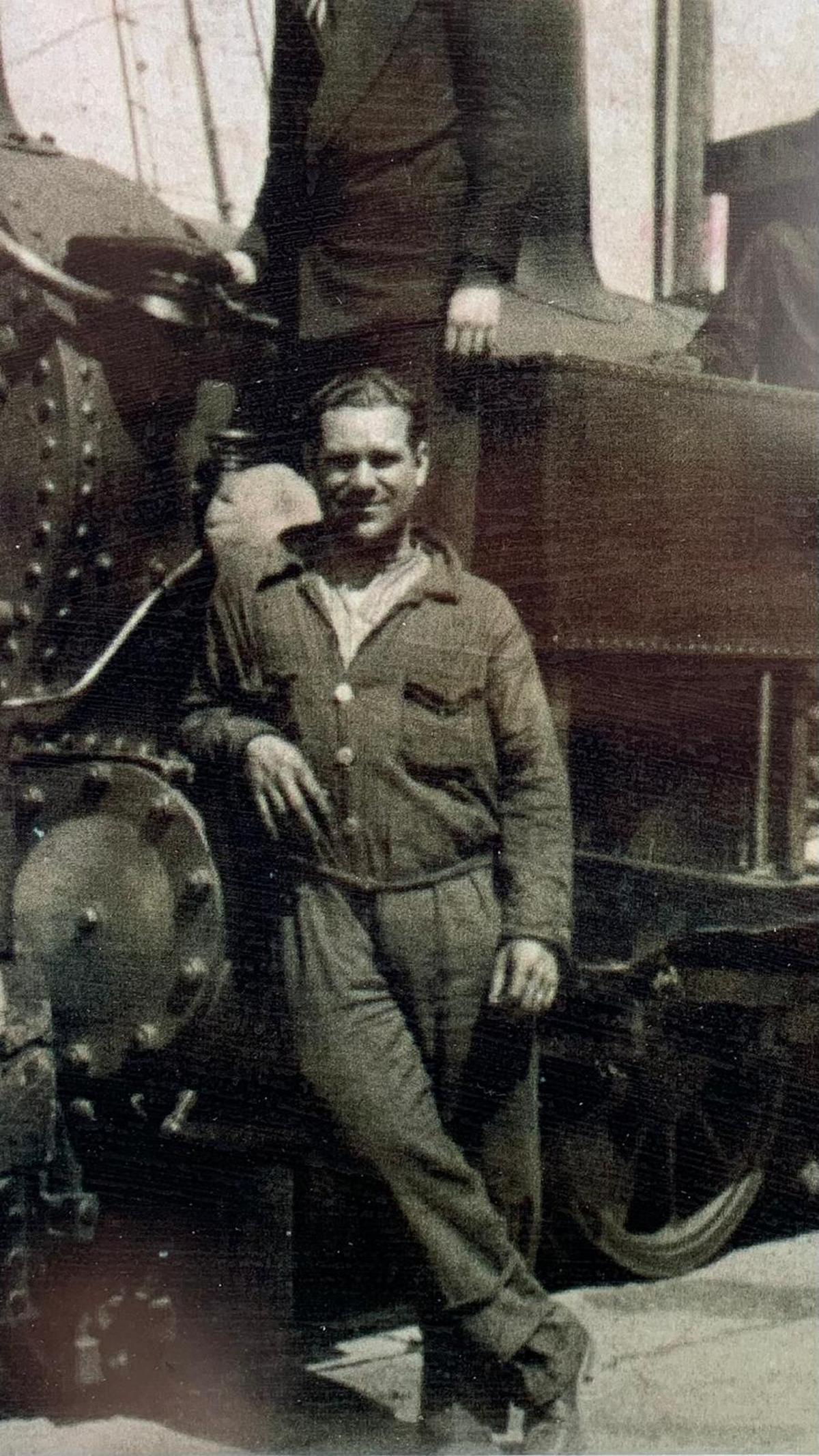 El bisabuelo de Karen, en una imagen cedida por ella.
