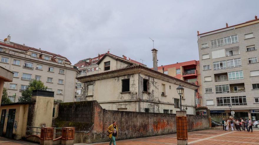 Vista de la Casa Jaureguízar, en el centro de Vilagarcía. | Iñaki Abella
