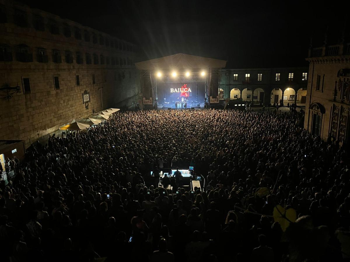 Baiuca llevó la Quintana a la apoteosis en las Festas do Apóstolo