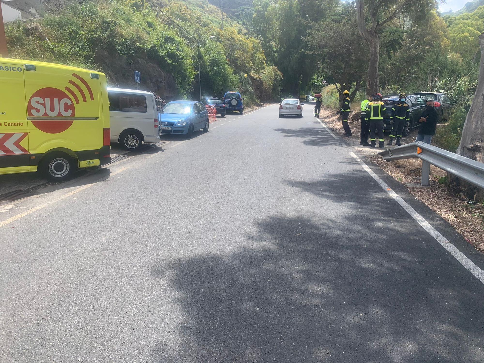 Accidente en la carretera de Teror