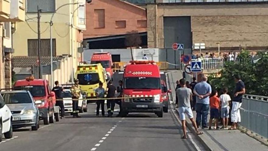 Unitats del serveis d&#039;Emergències, aquesta tarda a Sant Vicenç