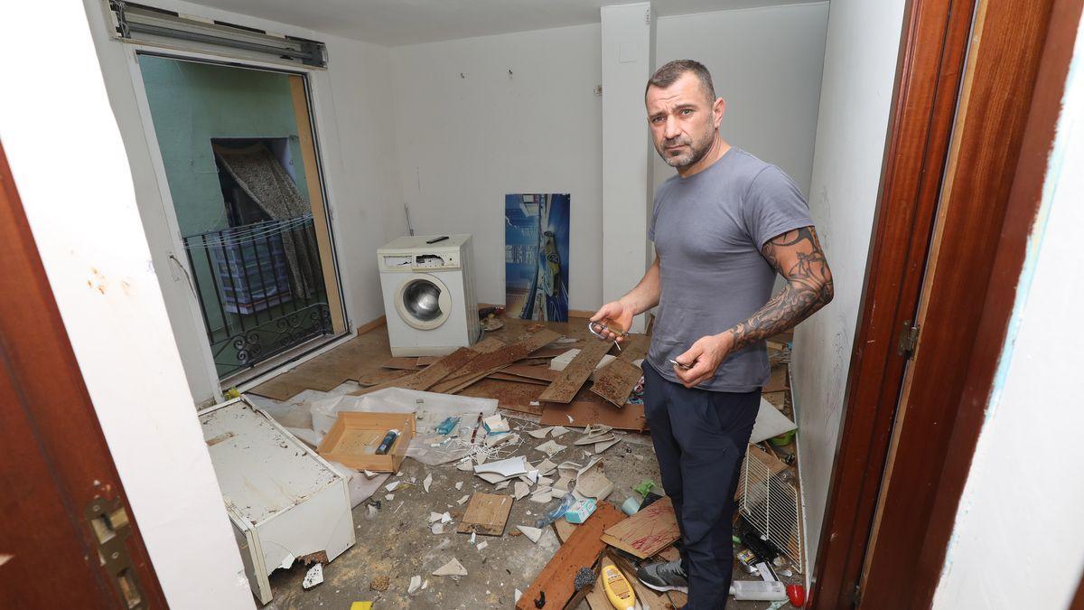 Una okupa entra en una casa amb l’ajuda policial a El Gancho de Saragossa