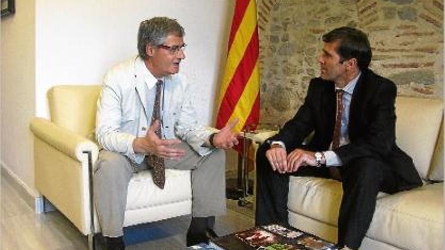 Primera reunió del nou subdelegat amb la Generalitat