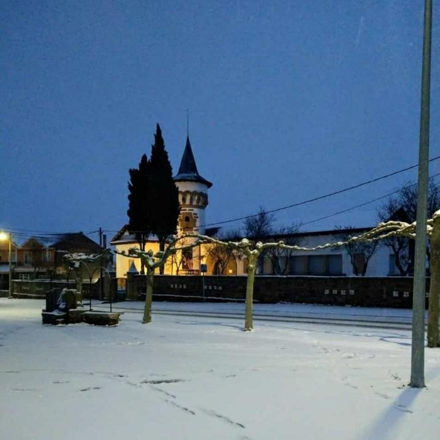 GALERÍA | Carbajales, cubierto por la nieve del temporal Filomena