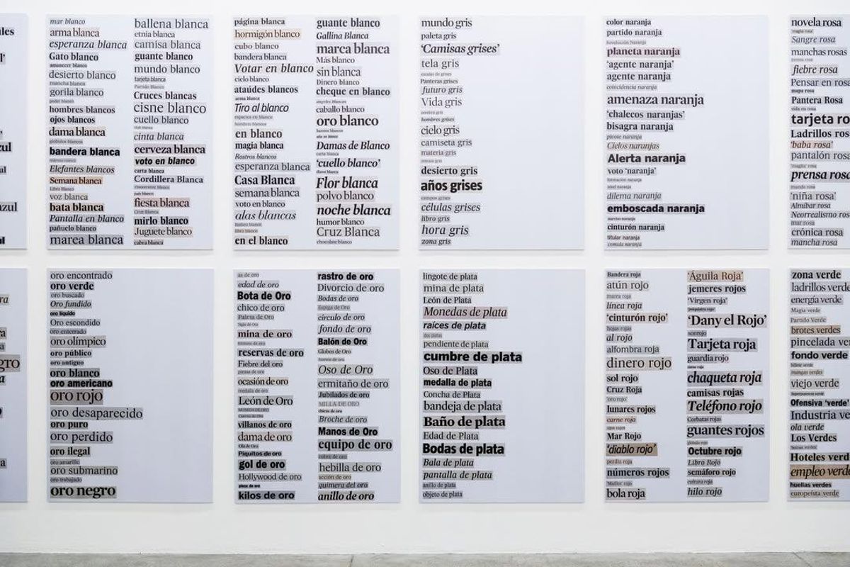 Otra de las piezas que forman parte de la exposición 'De metáforas y otros textos'.