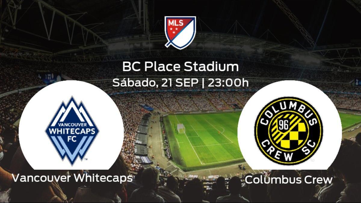 Jornada 37 de la Major League Soccer: previa del duelo Vancouver Whitecaps - Columbus Crew