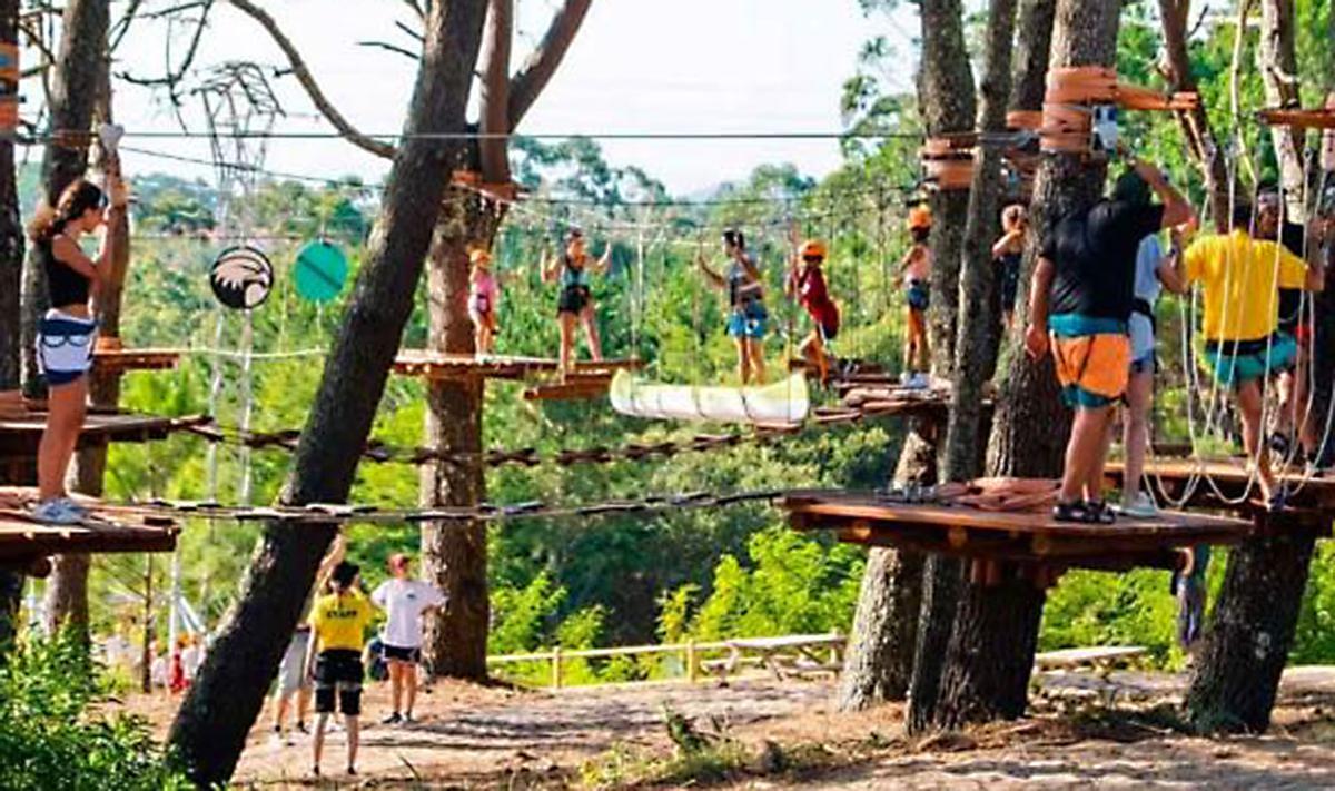 El nuevo parque  de Aventura y Naturaleza de Punta Umbría.