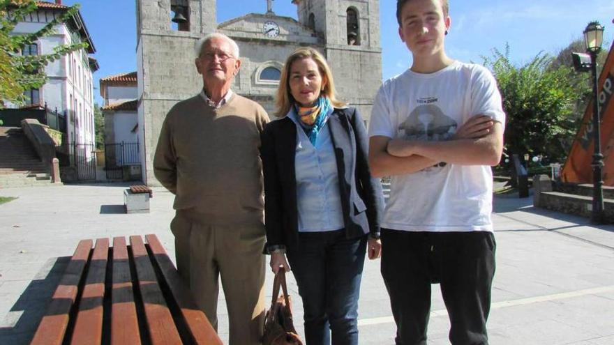 Álvarez Boeta, Gutiérrez Gamo y Cueto Pacero, ayer.