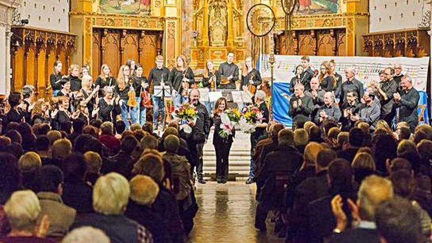 El concert de Cap d&#039;Any a l&#039;església de Llagostera.