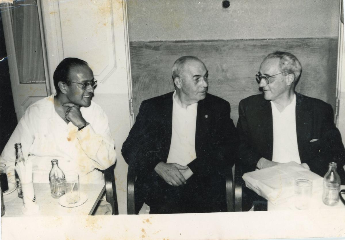 Junto a Francesc de Borja Moll.
