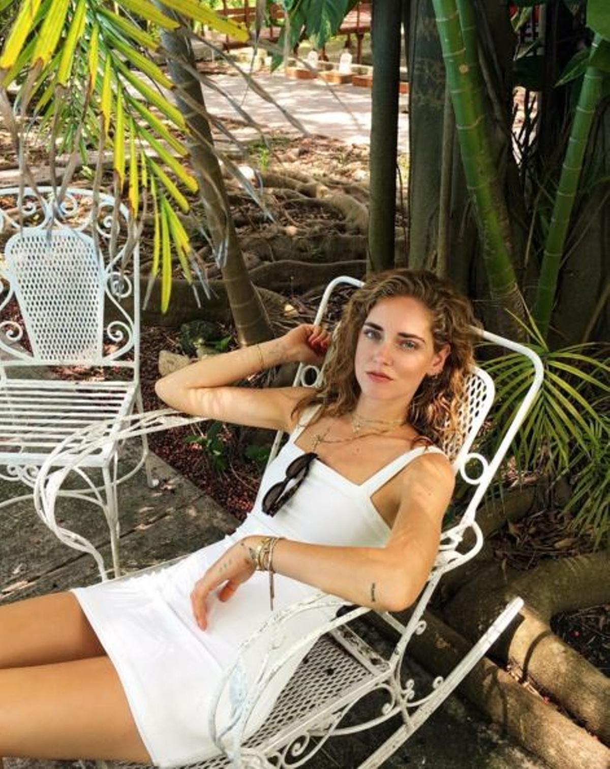 Melena rizada de Chiara Ferragni