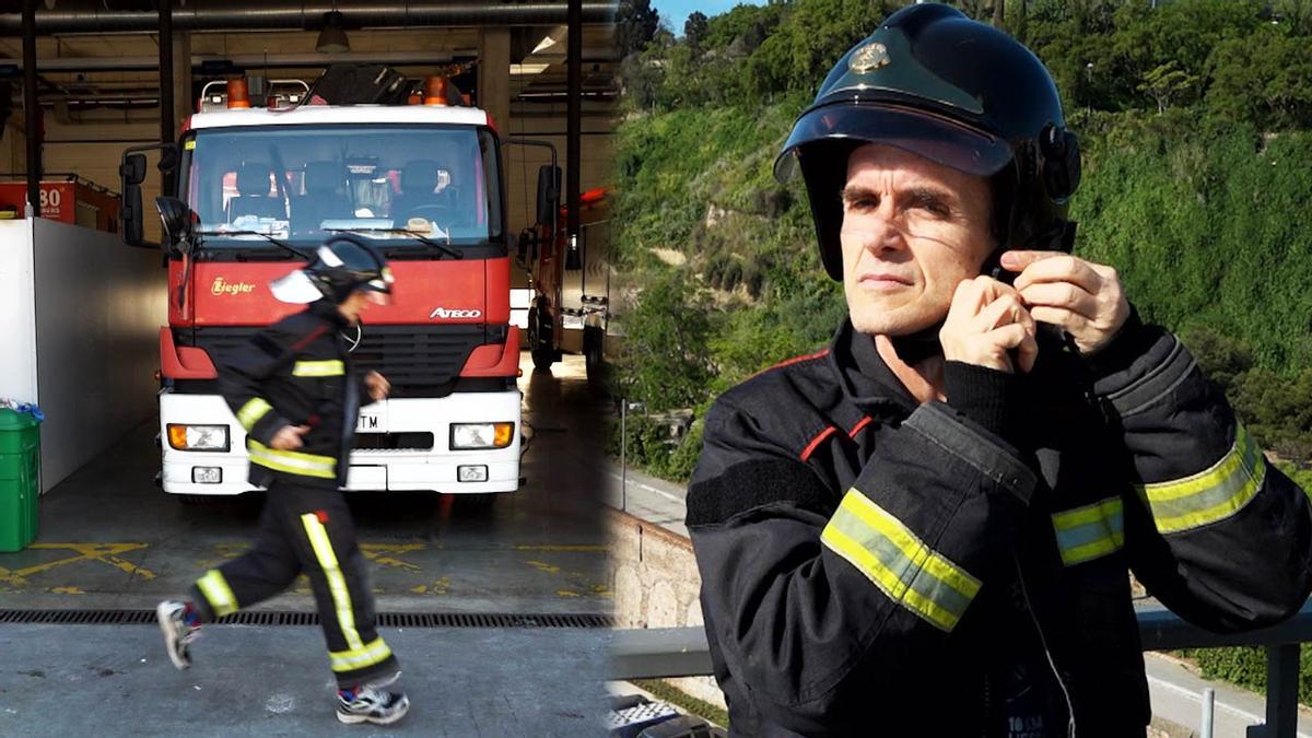 Manuel de Luna, redactor d’El Periódico i atleta, es vestirà de bomber per córrer diumenge que ve.