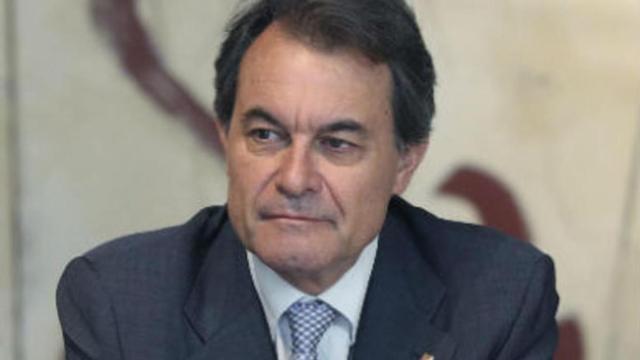 Artur Mas, en una reunión semanal del Govern.