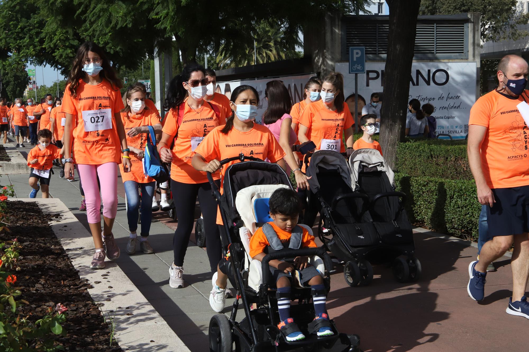 El Vial Norte se tiñe de naranja con la carrera solidaria de Acpacys -  Diario Córdoba