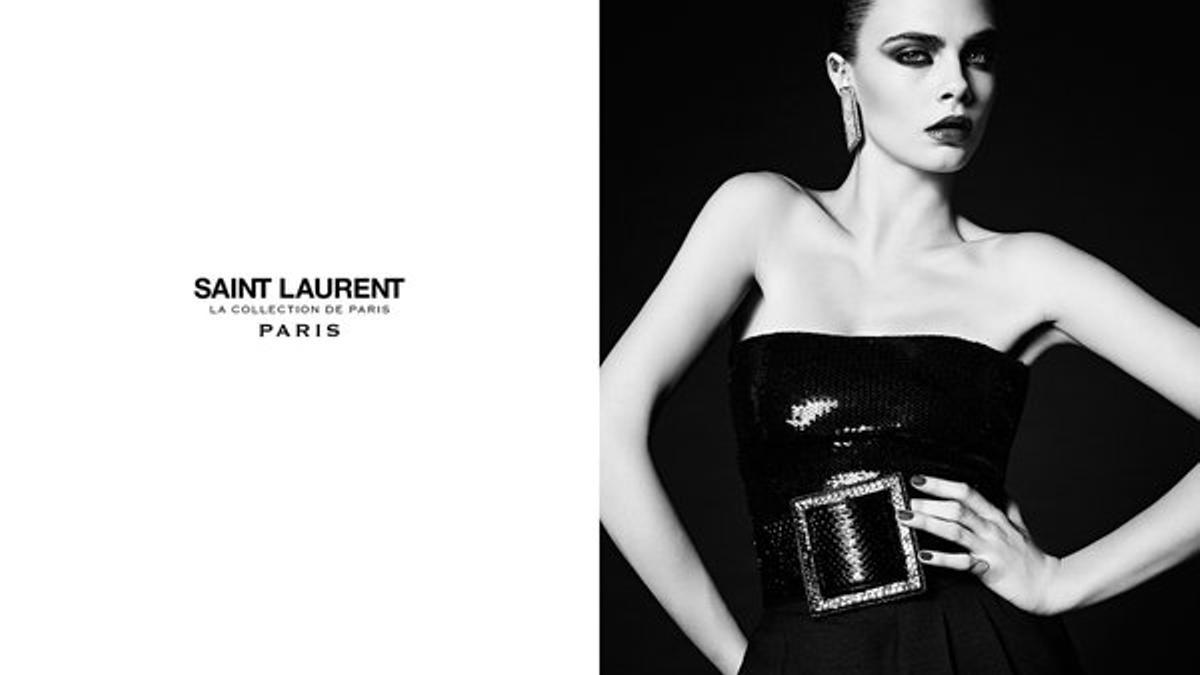 Cara Delevingne, protagonista de la nueva campaña de Saint Laurent