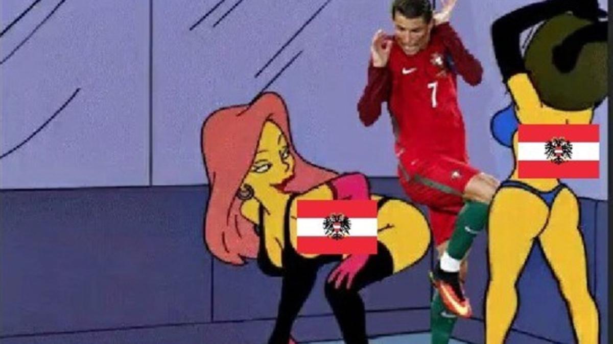 Cristiano y sus memes después de fallar el penalti ante Austria